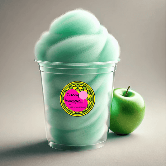 Pot Barbe à papa Goût Pomme - Candy Bigmom