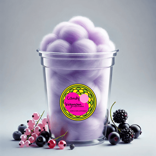 Pot Barbe à papa goût Fruit rouge - Candy Bigmom